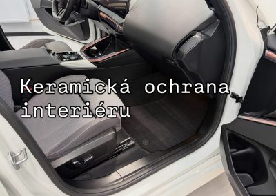 Keramická ochrana interiéru vozidla